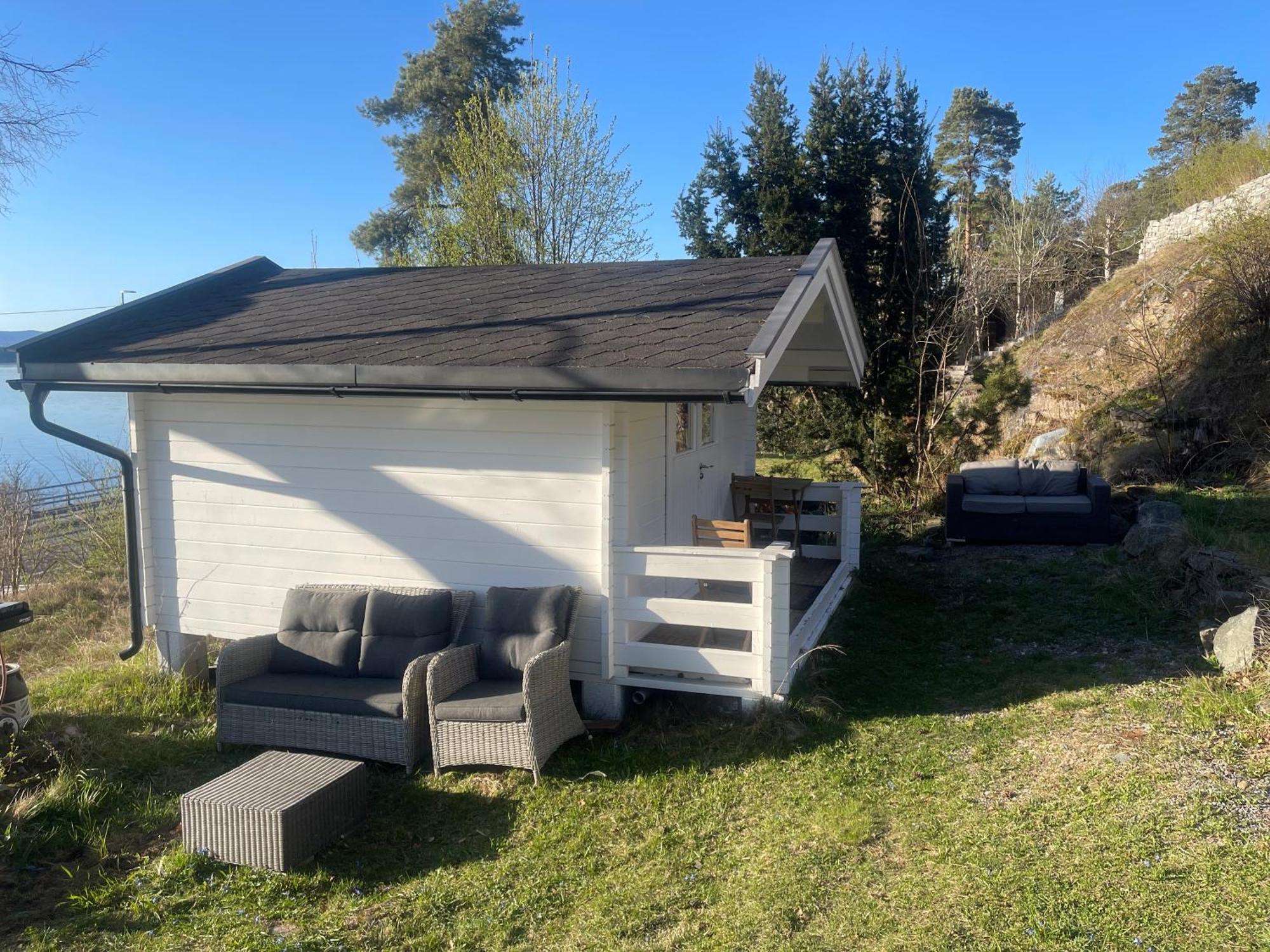 Nice Apartment With1 Bedroom Separate Living Room With A Sofa Bed And A Tiny Kitchen A Bathroom Located In Nordstrand Near By The Sea For 3 Guests With A Garden And Grill 5 Extra Guests With Extra Cost In The Cabin With Sea View Just Outside The Apar Oslo Bagian luar foto